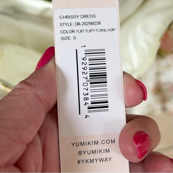 NWT Yumi Kim Chrissy Dress S Floral One-Shoulder Revolve Luxury Designer - Picture 13 of 16